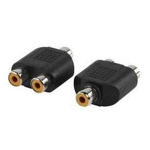 Adaptador RCA T 3 hembras