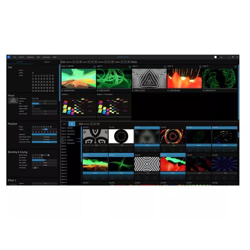 Software para el control de vídeo. 12 capas con efectos. MEDIAMASTER CORE