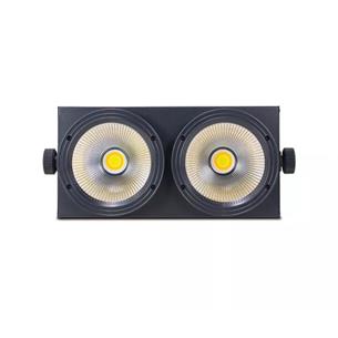 Efecto cegadora. LED COB. 2 LEDs COB de 100 W. 3000ºK y 6000ºK. BLINDER 200 2