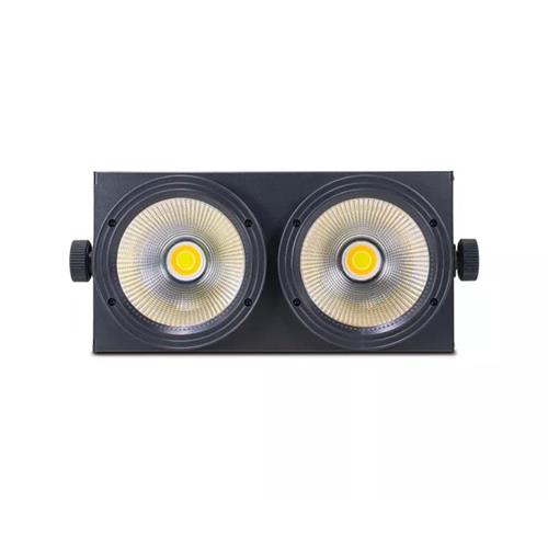 Efecto cegadora. LED COB. 2 LEDs COB de 100 W. 3000ºK y 6000ºK. BLINDER 200