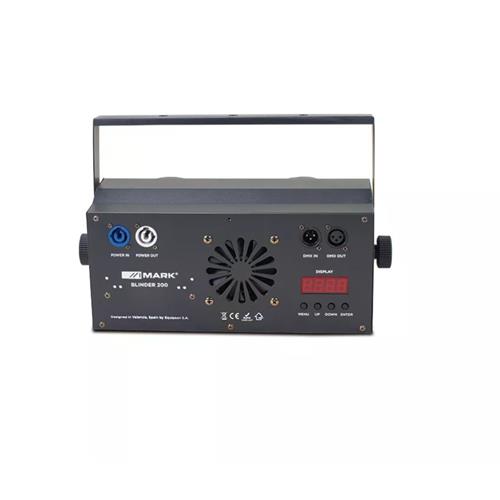 Efecto cegadora. LED COB. 2 LEDs COB de 100 W. 3000ºK y 6000ºK. BLINDER 200