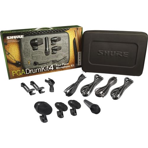 Kit micrófonos para batería incluye 1xPGA52 1xPGA57 2xPGA56 PGA DRUMKIT 4