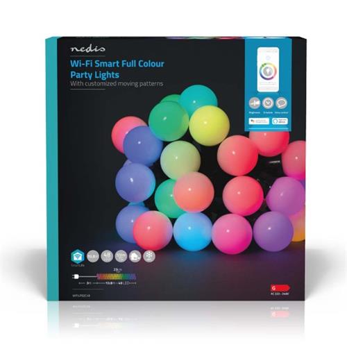 Tira 48 led exterior RGB wifi IP65 10mts Nedis