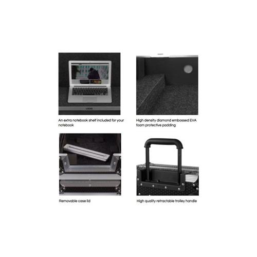 Flightcase para equipo de Dj U91014BL3 - FC MULTI FORMAT XXL BLACK PLUS