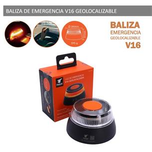 Baliza de emergencia V16 geolocalizable Thulos