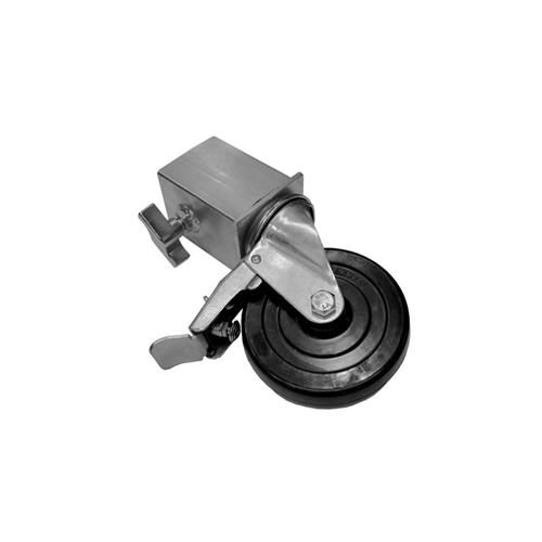 Accesorio para encajar 1 rueda con freno a una pata de 1 tarima 15mm TA15 ARP01F