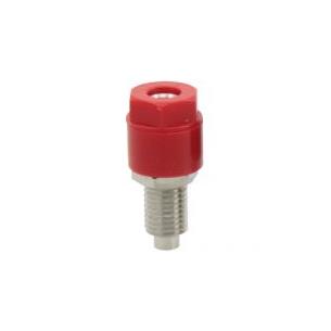 Hembrilla chasis 4mm roja