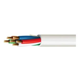 Cable portero y alarma 6 hilos 8x0.22 blanco