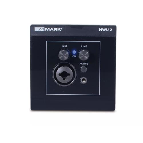 Mando mural con entrada MIC/LINE. Compatible amplificador PM 360 MX. MWU 2