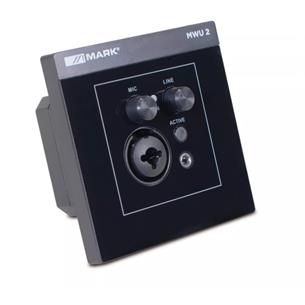 Mando mural con entrada MIC/LINE. Compatible amplificador PM 360 MX. MWU 2 2