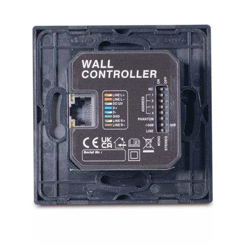 Mando mural con entrada MIC/LINE. Compatible amplificador PM 360 MX. MWU 2