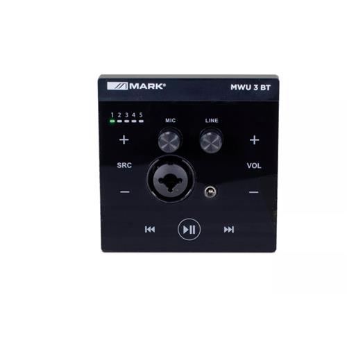 Mando mural bluetooth. Compatible con el amplificador PM 360 MX. MWU 3 BT