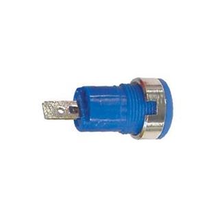 Hembrilla de seguridad 4mm azul