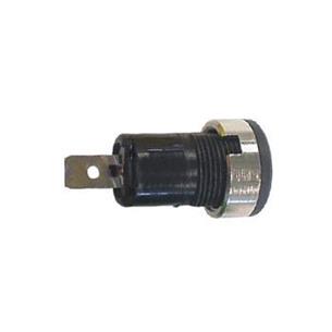 Hembrilla de seguridad 4mm negra