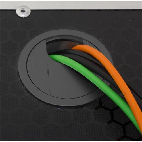 Mesa de DJ de alumnio, totalmente plegable y con ruedas de transporte. U92049SL2