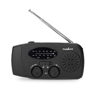 Radio de Emergencia FM USB Powerbank Solar Nedis 2