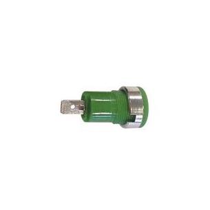 Hembrilla de seguridad 4mm verde