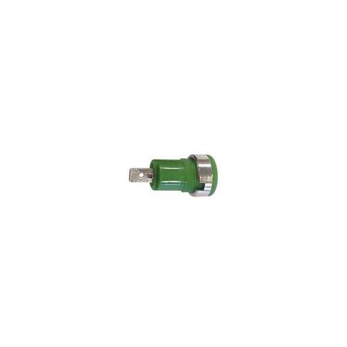 Hembrilla de seguridad 4mm verde