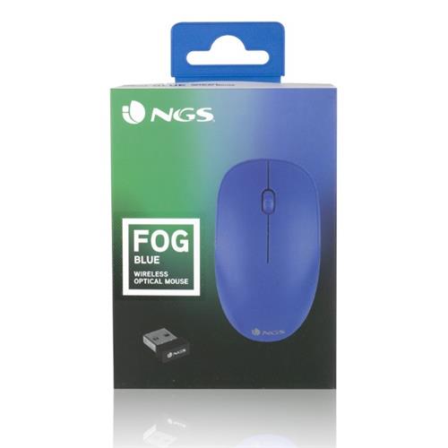 Raton Optico inalambrico NGS Fog Azul