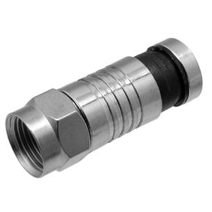 Conector de compresión tipo F para cable RG-6