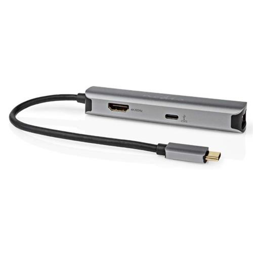 Docking station Nedis 4K-60hz UsbC-Hdmi-Red