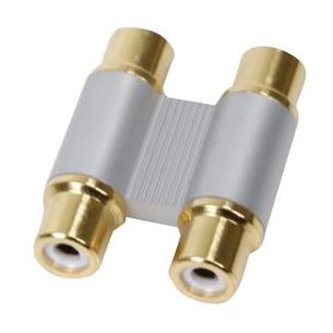 Adaptador RCA hembra hembra doble Nedis