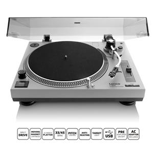 Plato tocadiscos Lenco 3810GY traccion directa USB