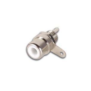 Base RCA fijacion a tuerca blanco