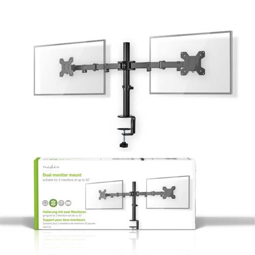 Soporte doble monitor TV Nedis 15-32"