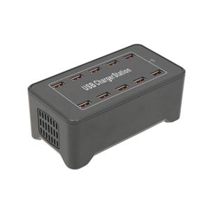 Base de carga múltiple 10 puertos USB-A, 100W, 2,4A por...