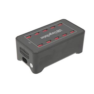 Base de carga múltiple 10 puertos USB-A, 100W, 2,4A por... 2