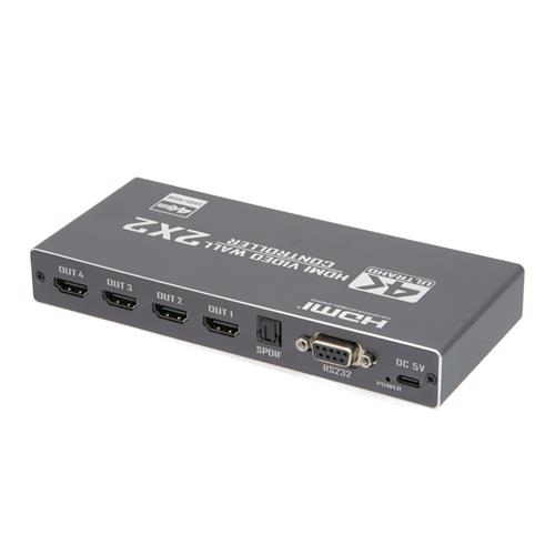 VideoWall 2x2 4K@30Hz, HDMI, USB-C, DVI