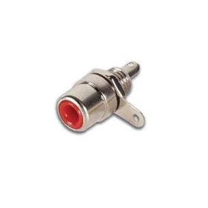 Base RCA fijacion a tuerca rojo