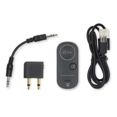 Transmisor Receptor Bluetooth 2 en 1 Nedis 2500BK