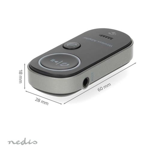 Transmisor Receptor Bluetooth 2 en 1 Nedis 2500BK