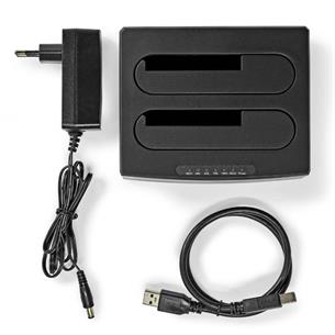 Base disco duro Sata 2,5/3,5" USB 3.2 Clonador Nedis 2