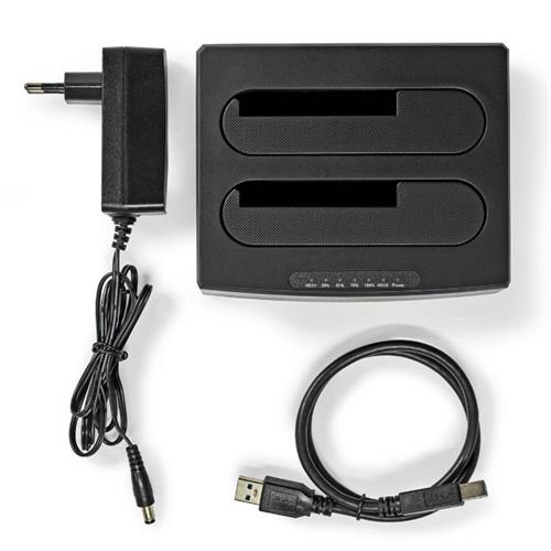 Base disco duro Sata 2,5/3,5" USB 3.2 Clonador...