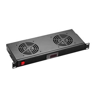 Chasis de ventilación 1 HU rack 19'. 2 ventiladores. TV 1110