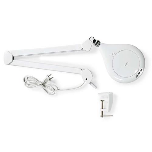 Lampara flexo luz led Regulable 10W lupa 3.Dop/1.75x Nedis