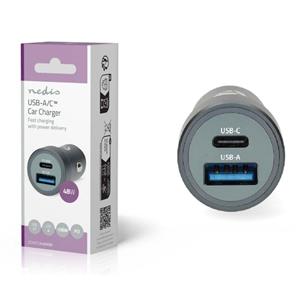 Cargador Coche 48W PD-A-C (20+18) Nedis