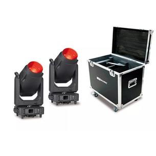 Pack cabeza movil 2 x BSW CMY PROFILE 500 + Flightcase
