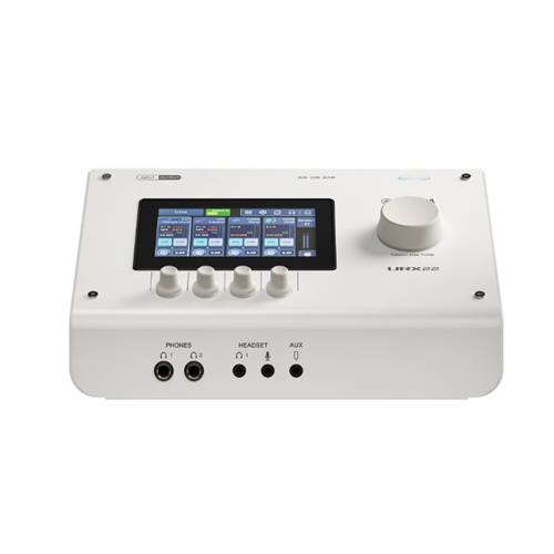 Interfaz de audio USB-C de 4 entradas y 2 salidas. Color blanco URX22 W