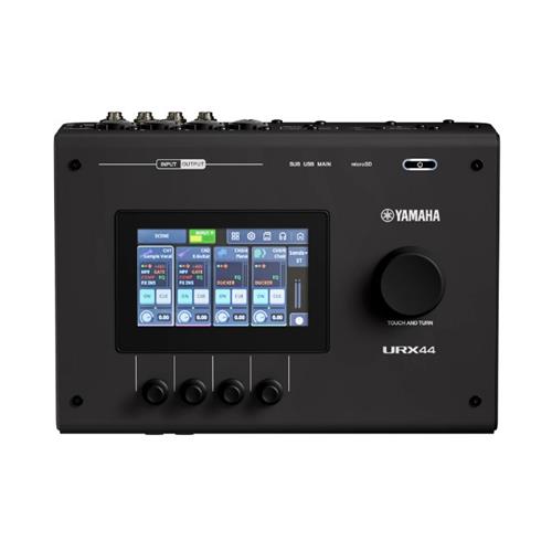 Interfaz de audio USB-C de 6 entradas y 4 salidas. Color negro URX44 B