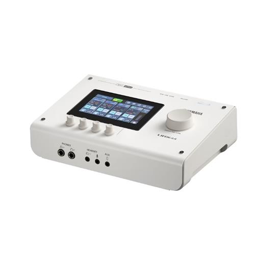 Interfaz de audio USB-C de 6 entradas y 4 salidas. Color blanco URX44 W