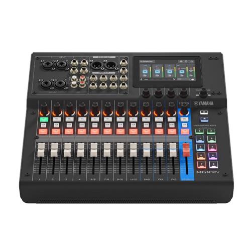 Consola de mezcla digital 18 canales con interfaz de vídeo Color negro MGX12V B
