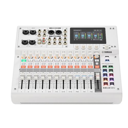 Consola de mezcla digital 18 canales con interfaz de vídeo Color blanco MGX12V W