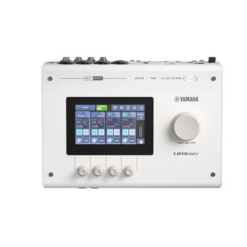 Interfaz de audio/video USB-C de 6 entradas y 4 salidas. Color blanco URX44VW