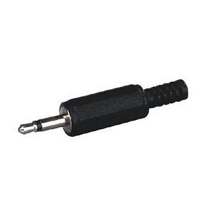 Conector Jack 3,5 mono macho PVC
