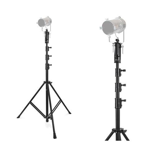 Torre de iluminación manual reforzada. Altura máx. 4,12m. 1 Pata regulable FC-06