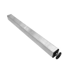 Pata fija 60x60mm con nivelador 180cm tarimas TA21 y 25...